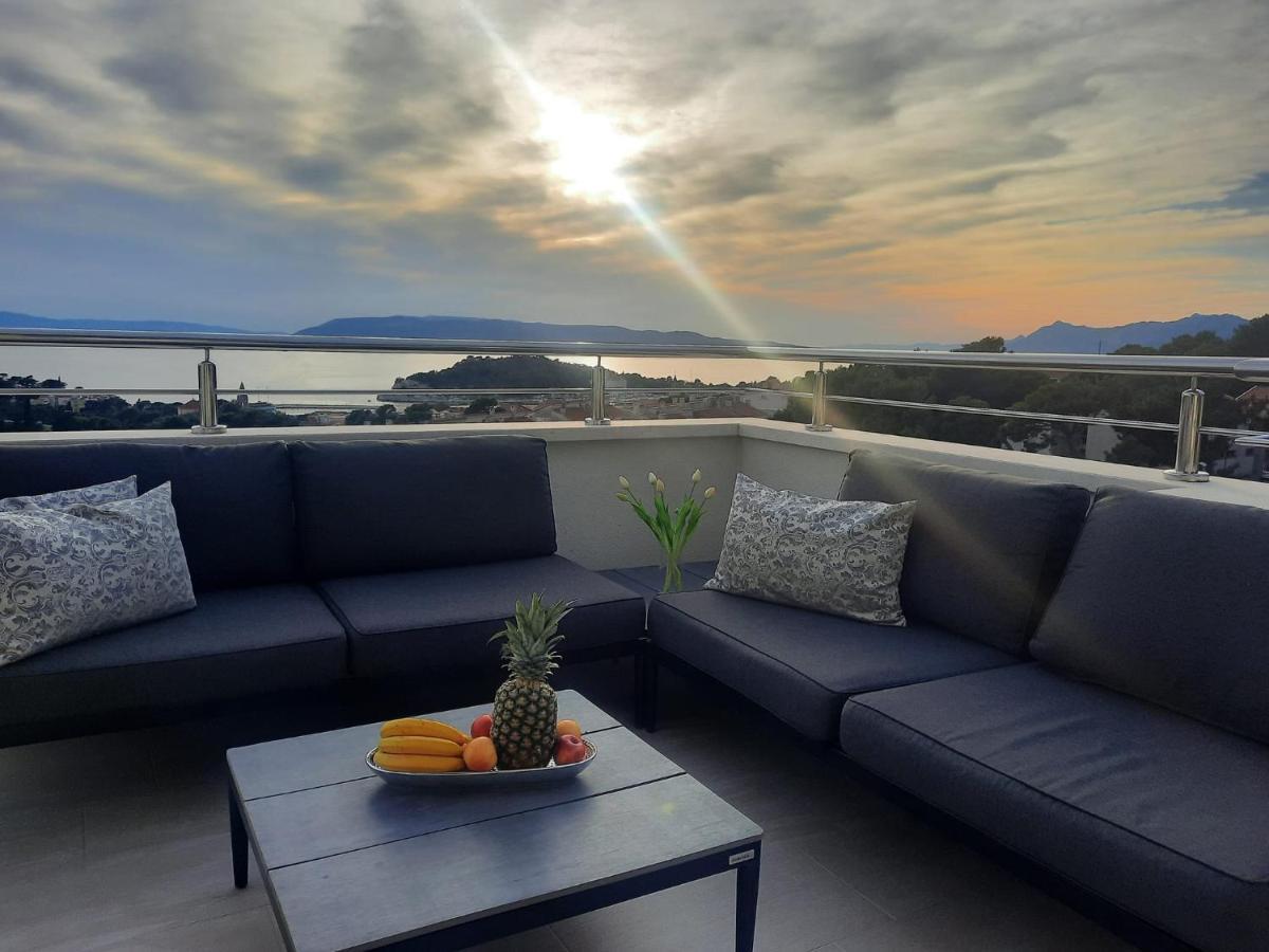 Apartment Anny De Luxe With Sea View มาคาร์สกา ภายนอก รูปภาพ